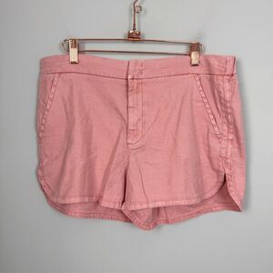 LEVEL 99 | NEW Starfish Pink Linen Tencel Shorts with Pockets Women’s Size 30